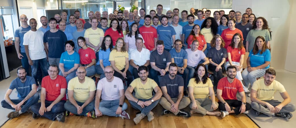 the fundguard team gathered together for a group photo