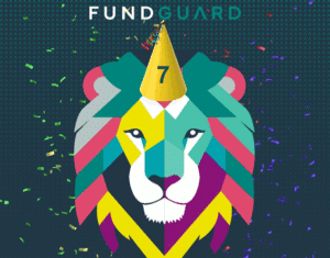 FundGuard Anniversary Lion Graphic