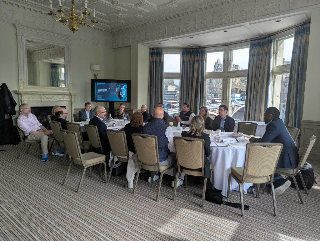 Guests at FundGuard hosted roundtable